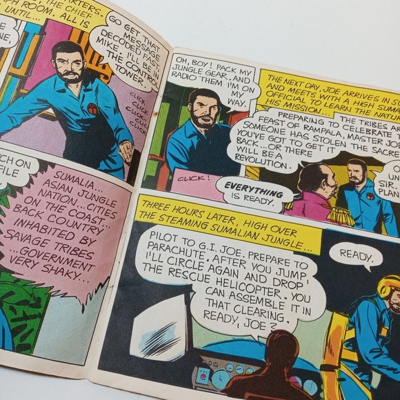 GI Joe Comic Book Booklet Search For The Stolen Idol 1973 Collectible Vintage - Picture 6 of 11